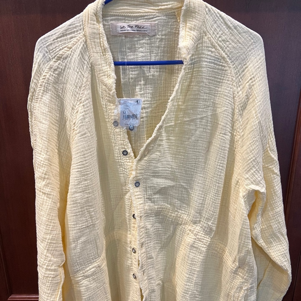 Free People summer daydream button down